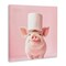 Stupell Industries Silly Piggy Pink Toilet Paper Canvas, design by Heidi Kuntz